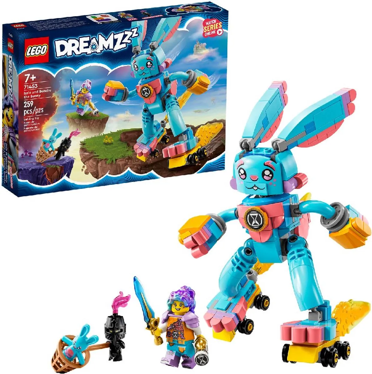 LEGO DreamZzz Izzie & Bunchu Konijn 71453 - 259 Stukken