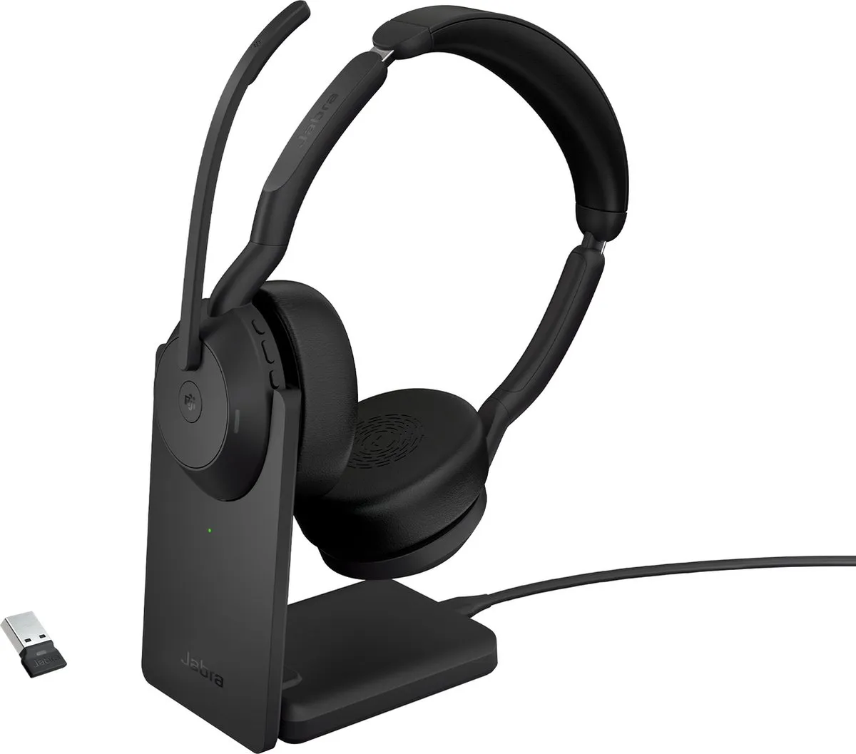 Jabra Evolve2 55 MS Koptelefoon - Bluetooth - Zwart