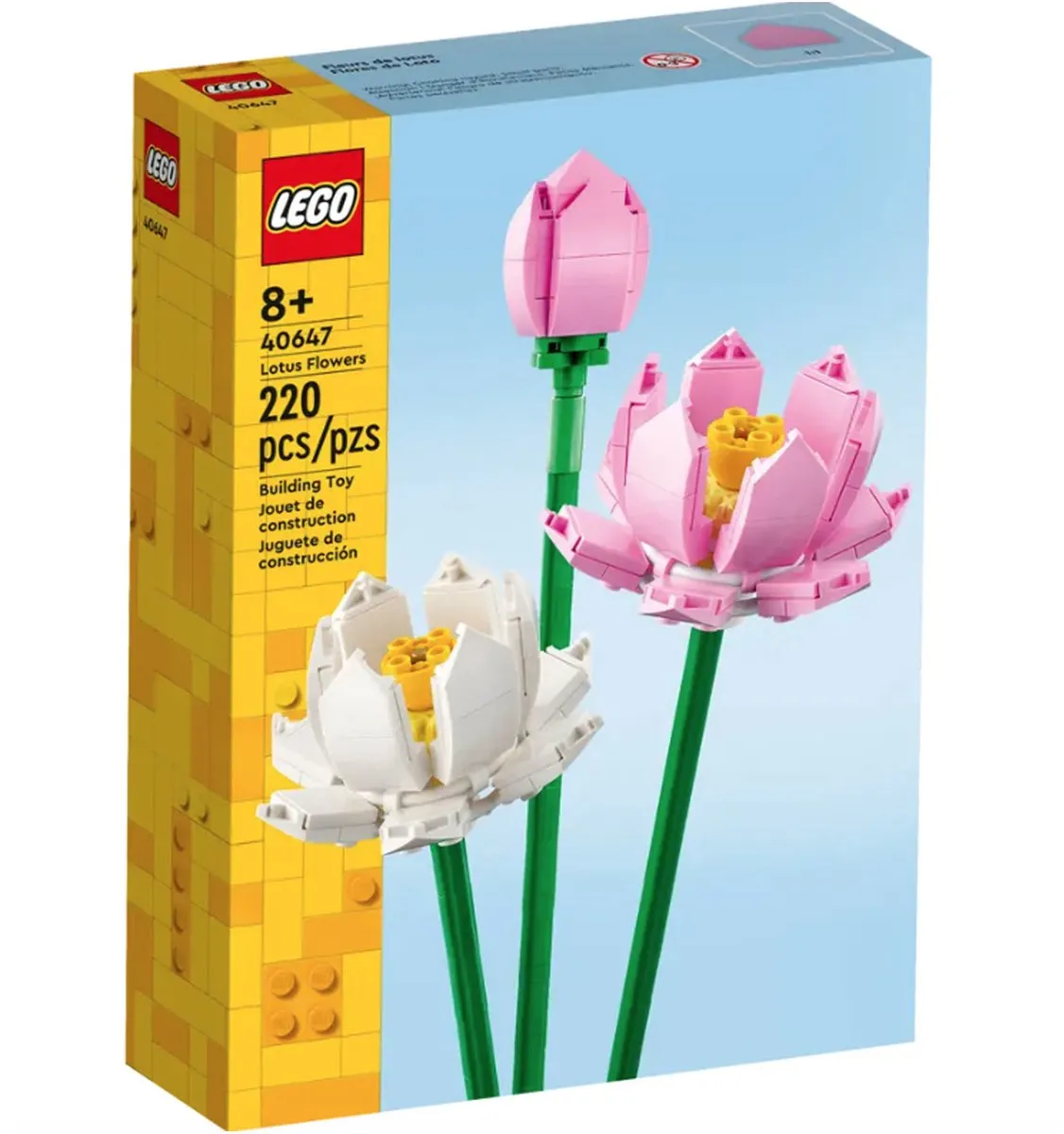 LEGO Iconic Lotusbloemen 40647 - 220 Stukken - Meerkleurig