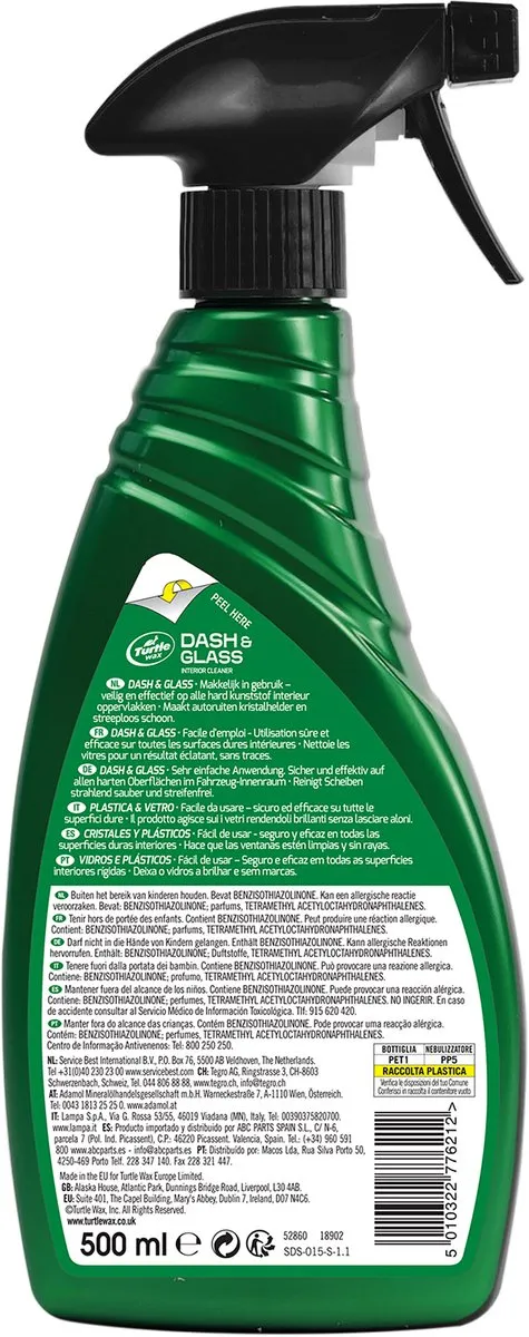 Turtle Wax Green Line Dash & Glass Reinigers 500ml