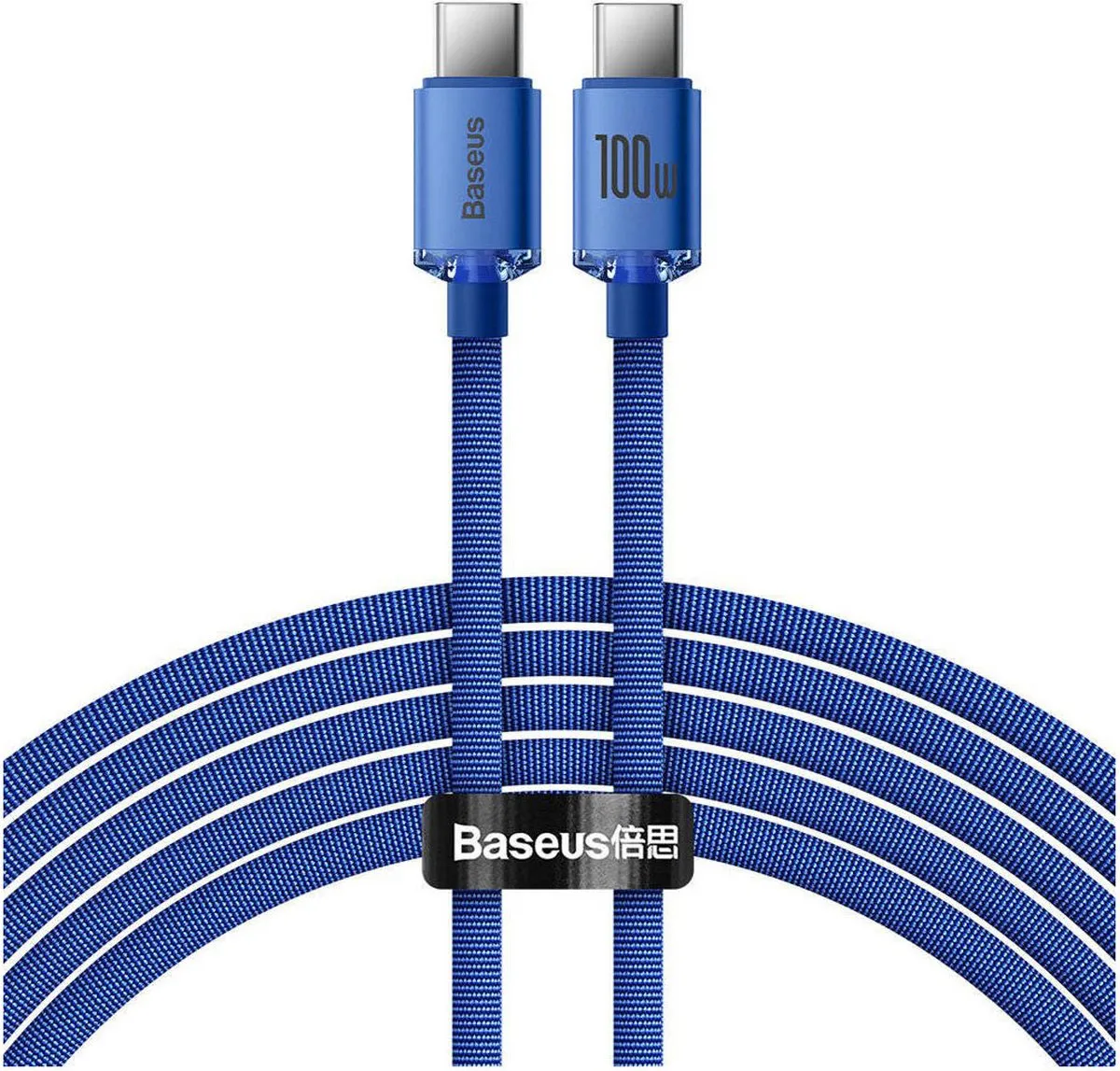 Baseus Data Cable Crystal Shine CAJY000703 Type-C 100W 2m
