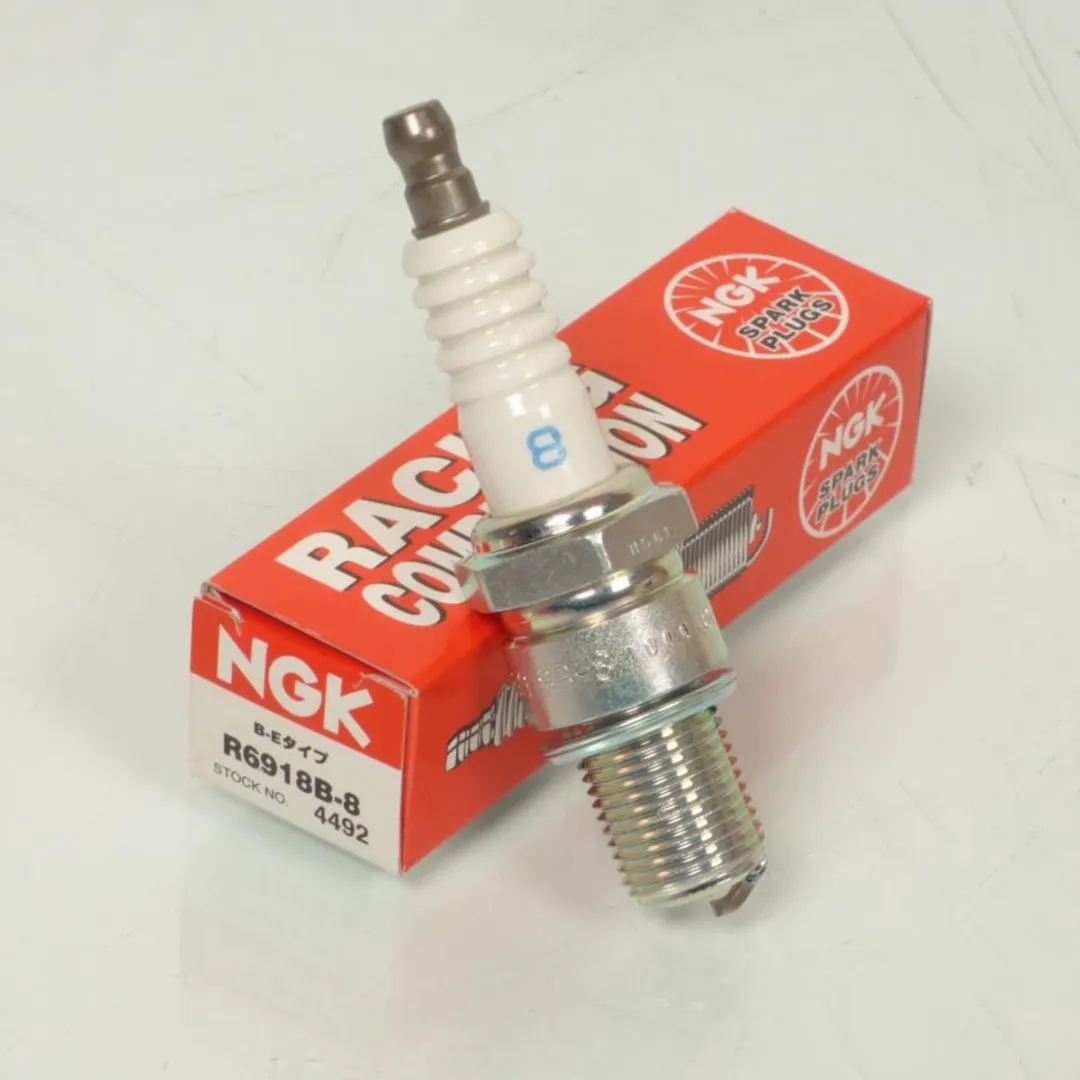 NGK Bougie R6918B-8 - 125cc Suzuki RM 1996-2011 - Wit
