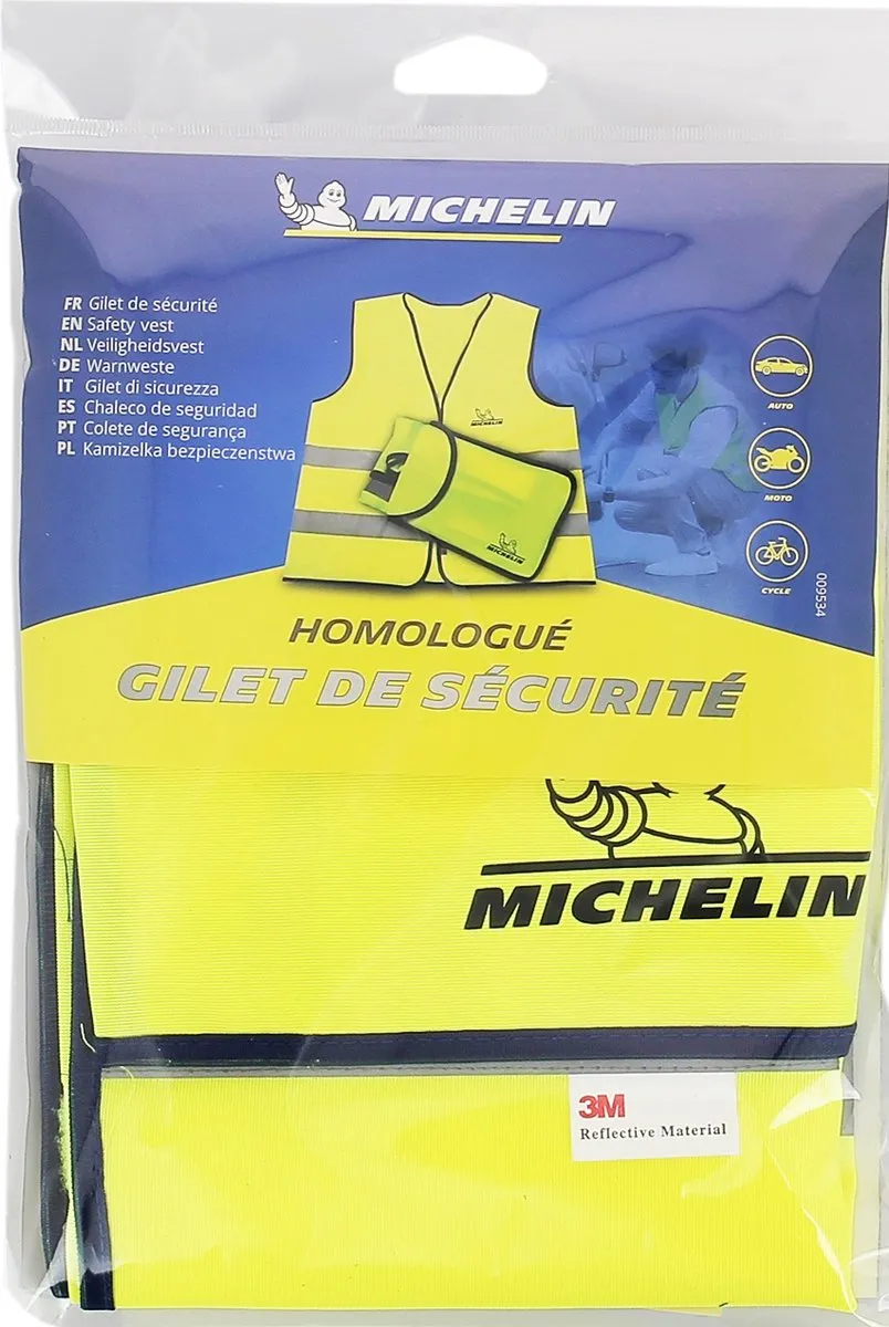 Michelin Veiligheidshesje - Reflecterend - Universele maat - Geel