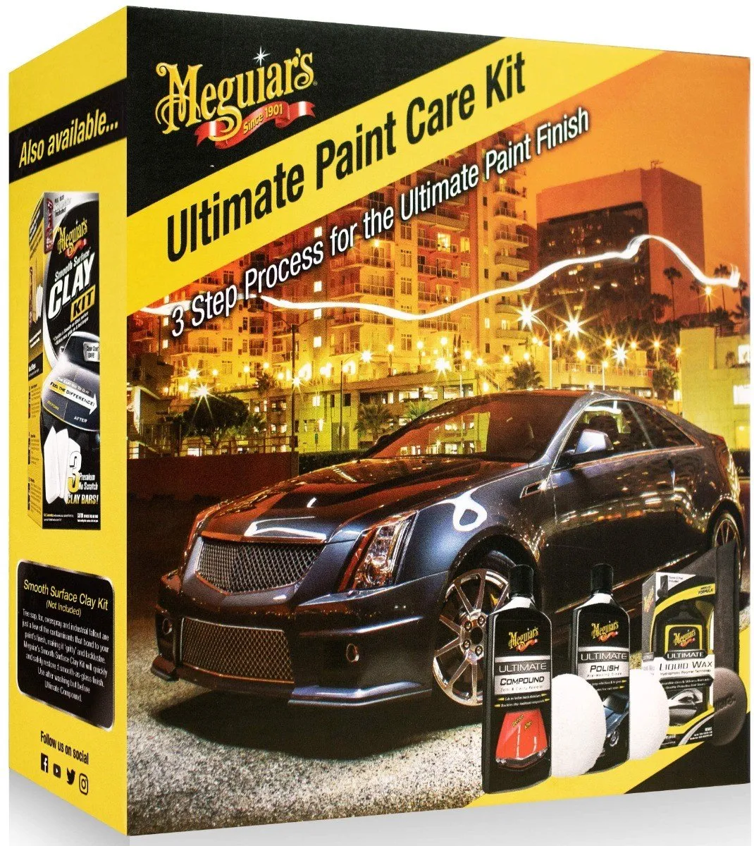 Meguiar's Ultimate Paint Care Kit - 6 Stuks