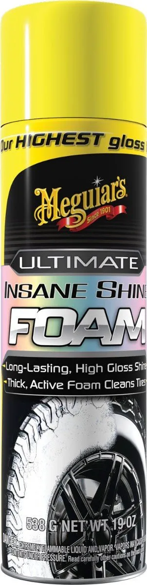 Meguiars Ultimate Insane Shine Foam Bandenzwart Spray 500ml