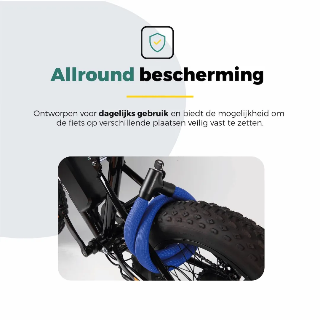 Voltano Flexilock Kettingslot 110cm - Intens Blauw