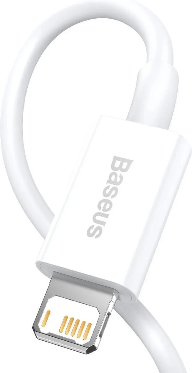 Baseus CALYS-C02 USB-Lightning Kabel 2.4A 2m - Wit