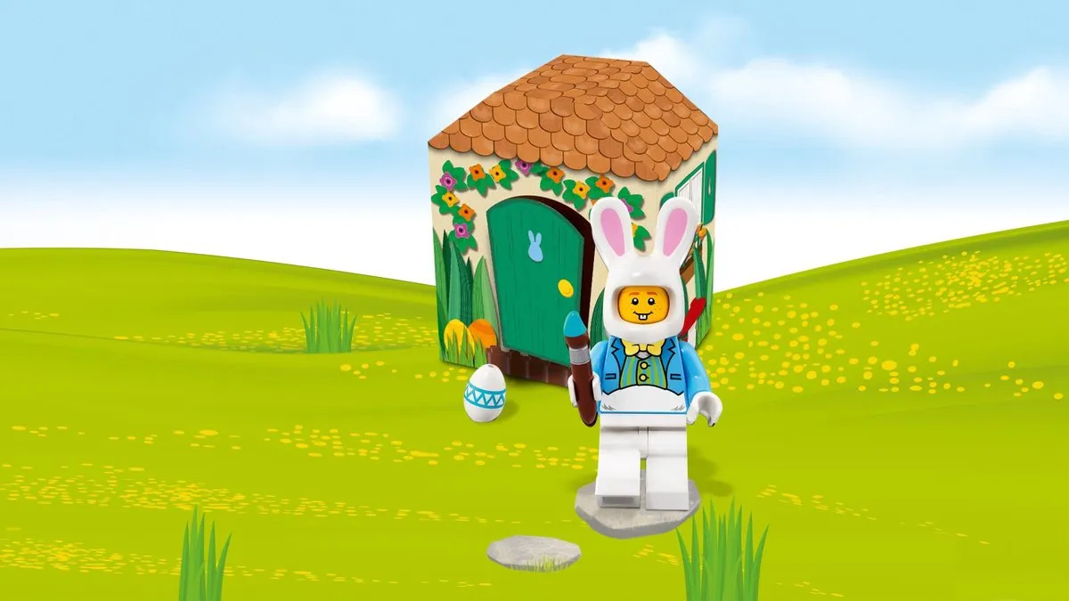 LEGO Paashaas Mini Poppetje 5005249 - Meerkleurig - afbeelding 2 van 4
