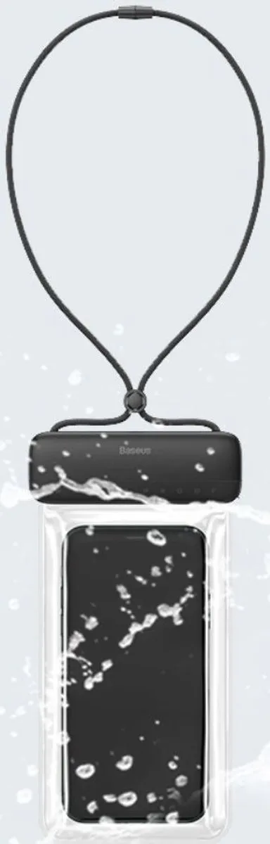 Baseus Waterdicht Hoesje Universeel 7.2 Inch - Zwart