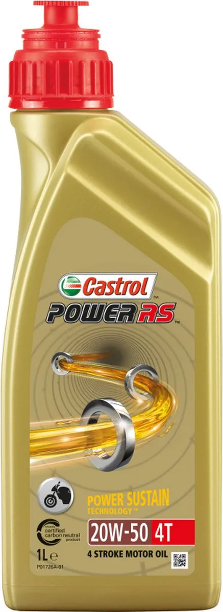 Castrol Power RS 4T 20W-50 Motorolie 5L
