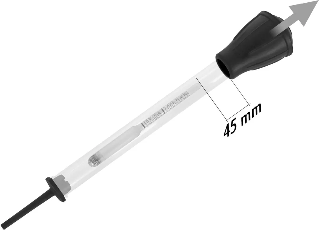 Carpoint Antivriesmeter Staafmodel 15cm - Zwart/Transparant
