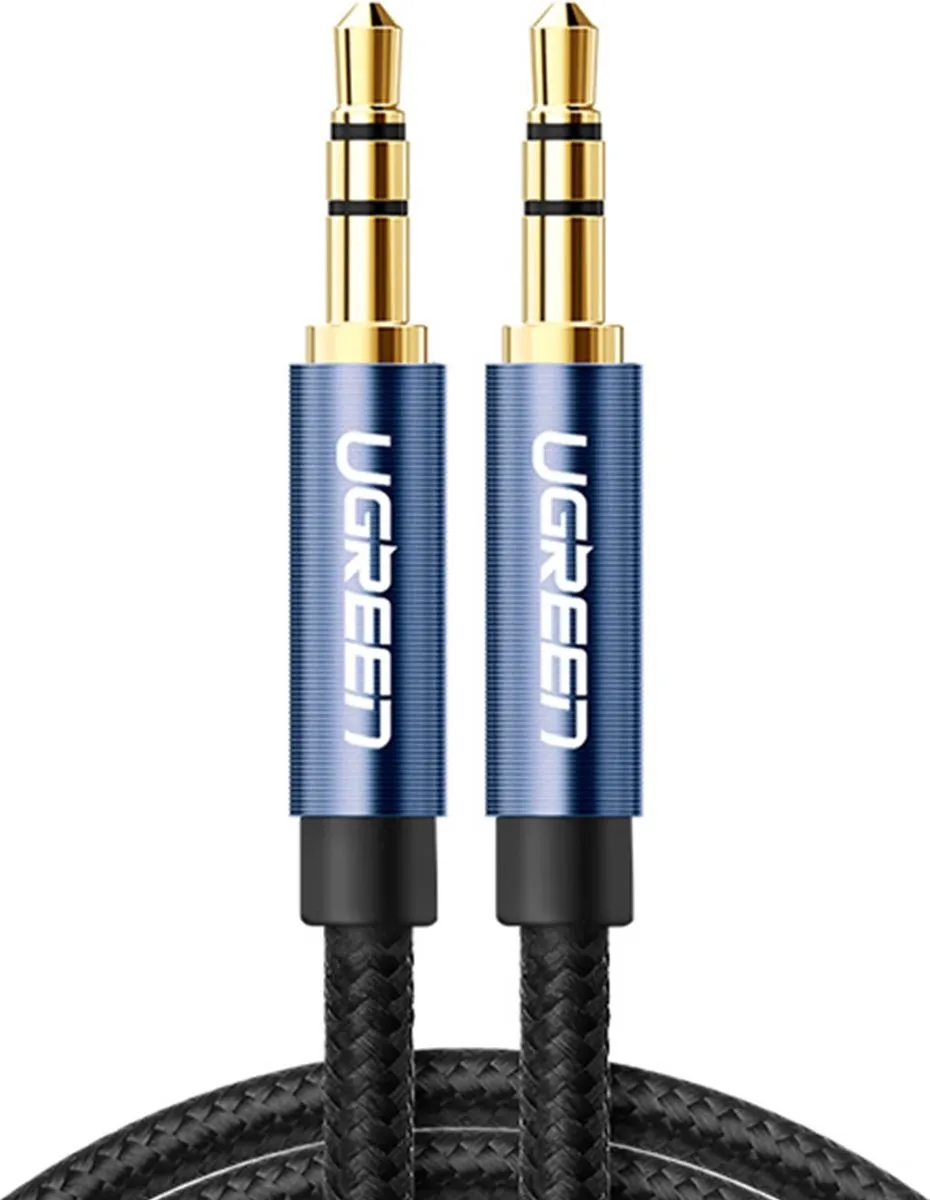 UGREEN AUX Audiokabel 3,5mm Blauw 2m