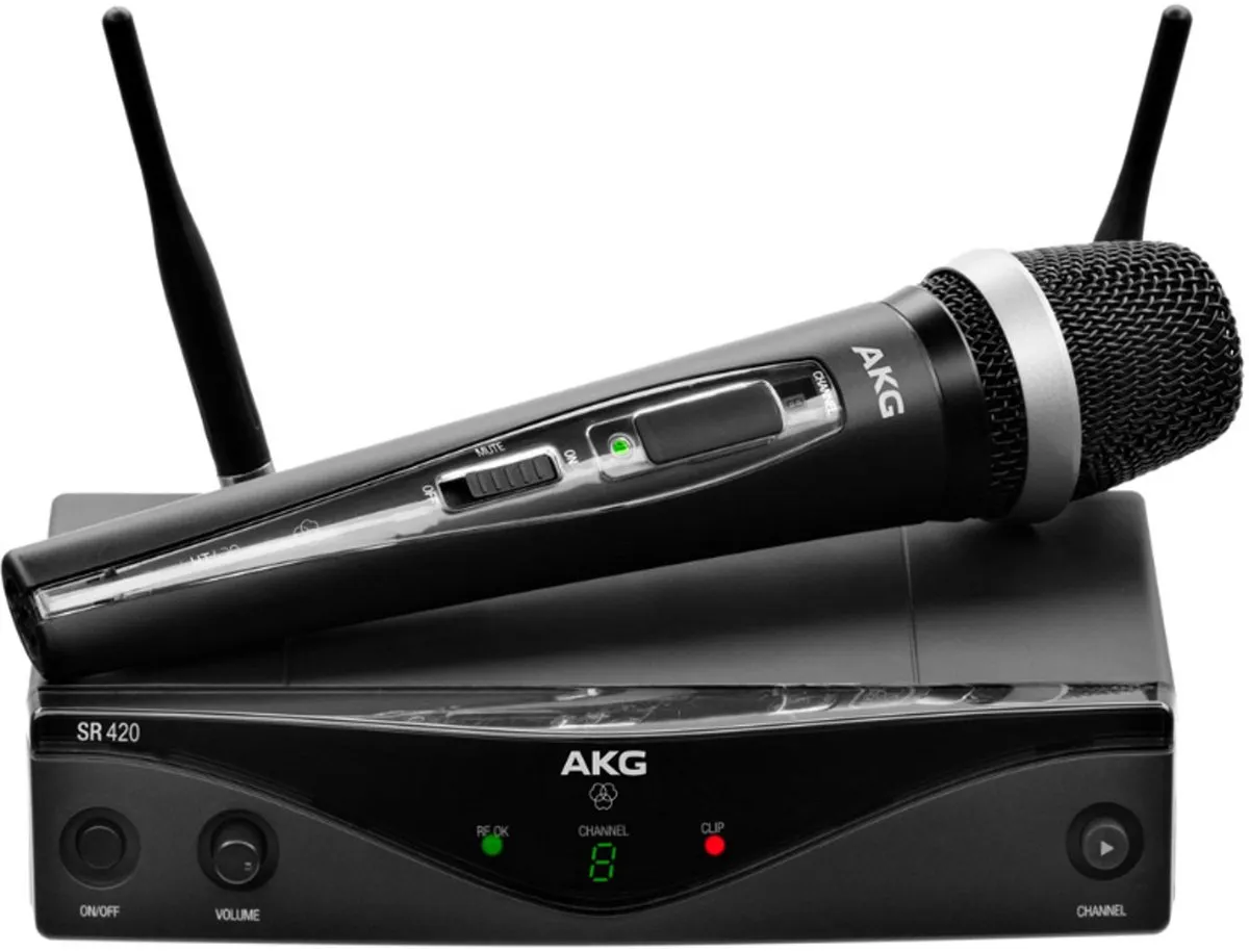 AKG WMS420V ISM Vocal Set - Draadloos Handheld Systeem 863-865 MHz