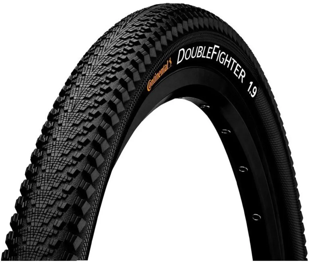 Continental Double Fighter III 26x1.90/50-559 Buitenband - Zwart