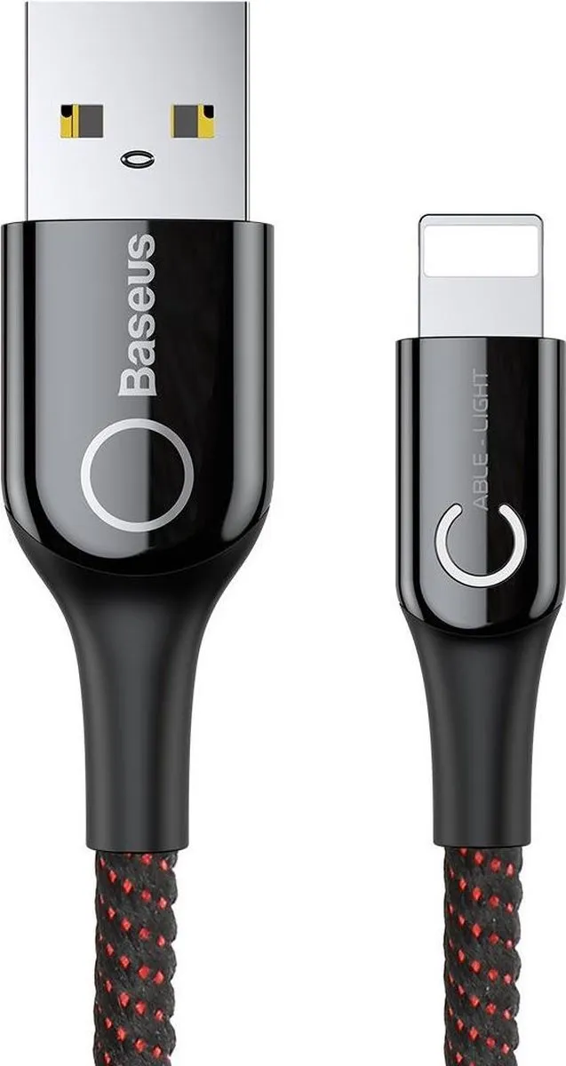 Baseus 6953156275652 USB A naar Lightning Kabel