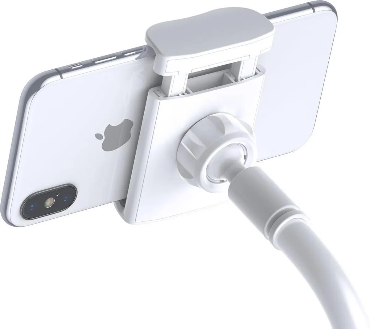 Baseus Lazy Telefoonhouder Zilver - Universeel 7" - Zwanenhals