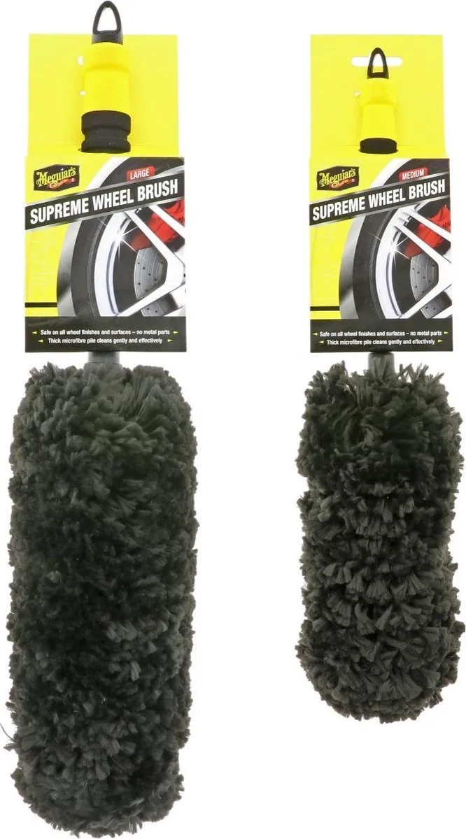 Meguiars Supreme Wheel Brush Velgenborstel - Zwart