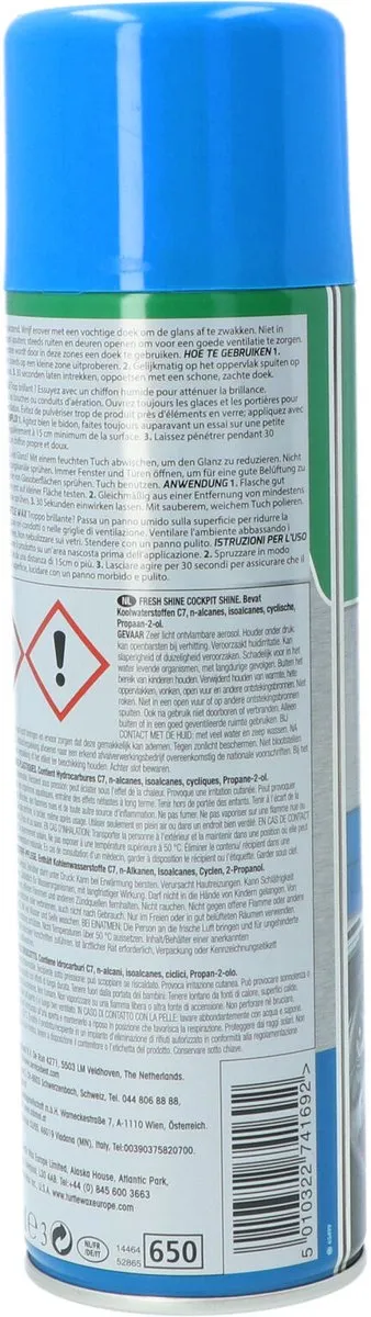 Turtle Wax GL Fresh Shine Outdoor Kunststofreiniger 500ml - afbeelding 6 van 6
