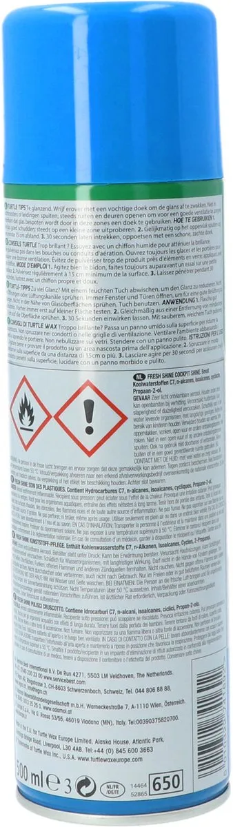 Turtle Wax GL Fresh Shine Outdoor Kunststofreiniger 500ml