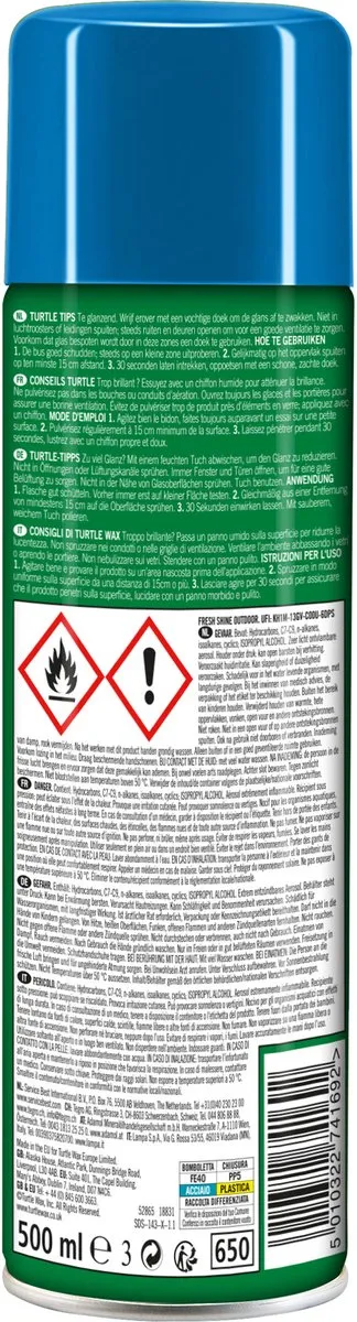 Turtle Wax GL Fresh Shine Outdoor Kunststofreiniger 500ml