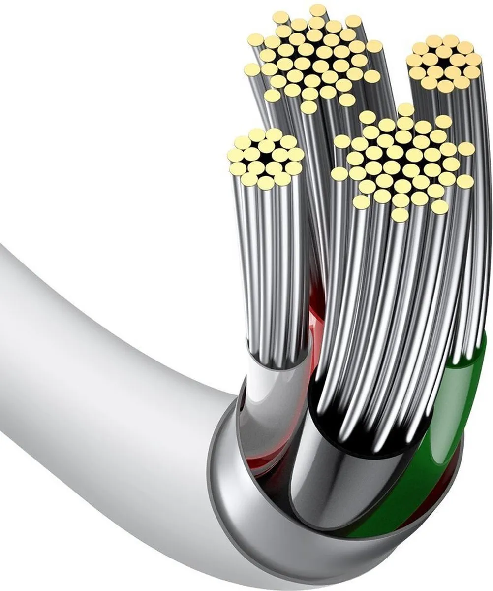 Baseus Lightning Kabel Superior Fast Charge CALYS-A02 - 1m - Wit