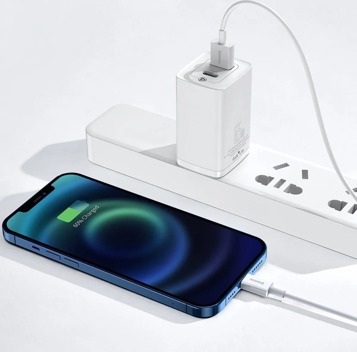 Baseus Lightning Kabel Superior Fast Charge CALYS-A02 - 1m - Wit