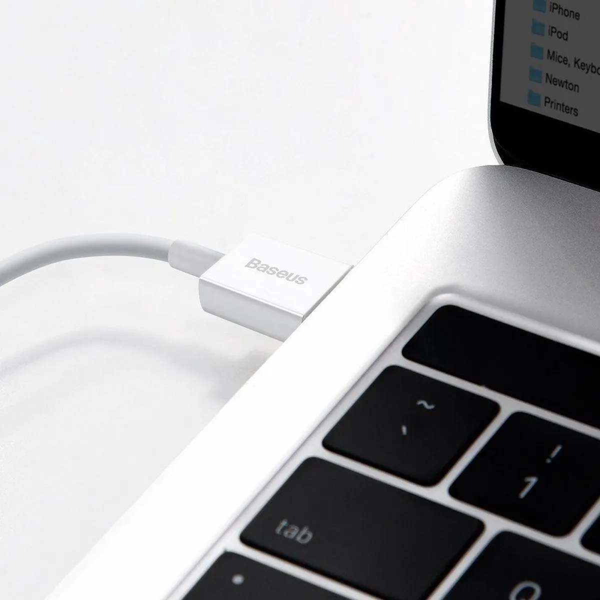 Baseus Lightning Kabel Superior Fast Charge CALYS-A02 - 1m - Wit