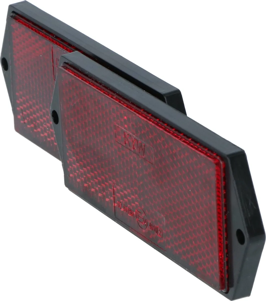 Carpoint Reflector Rood 104x40mm - 2 Stuks
