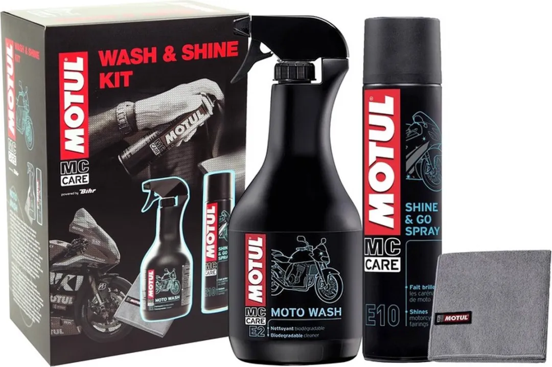 Motul Wash & Shine Reinigingsset 400ml