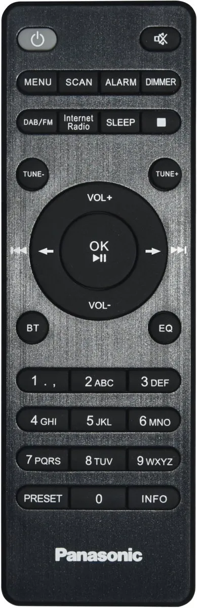 Panasonic RF-D40EG-K Radio - Zwart - afbeelding 6 van 6