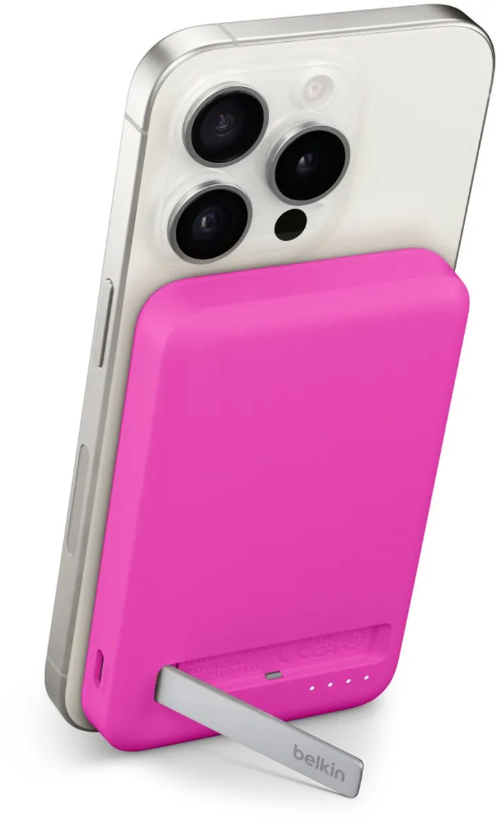 Belkin BoostCharge Pro HRXS2Z/A Powerbank 5000mAh - 15W - Roze