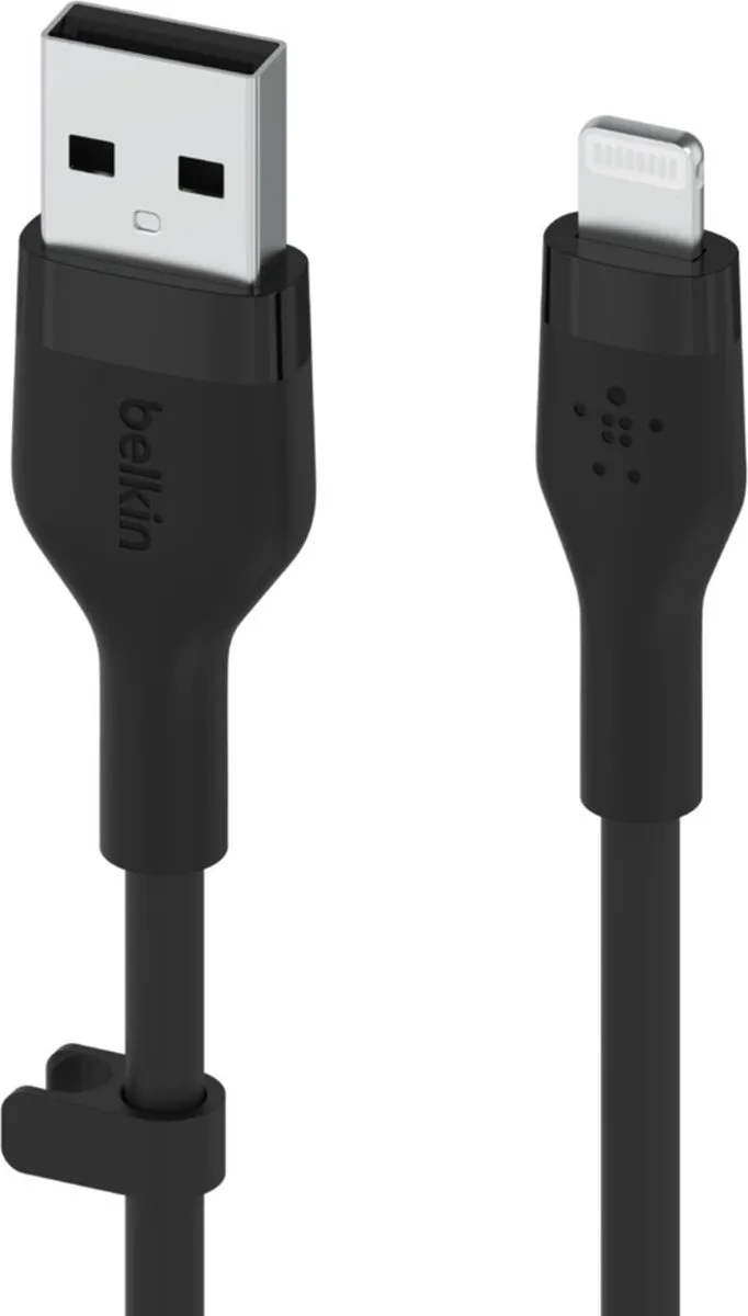 Belkin CAA008bt1MBK USB-A naar iPhone Lightning Kabel 1m - Zwart