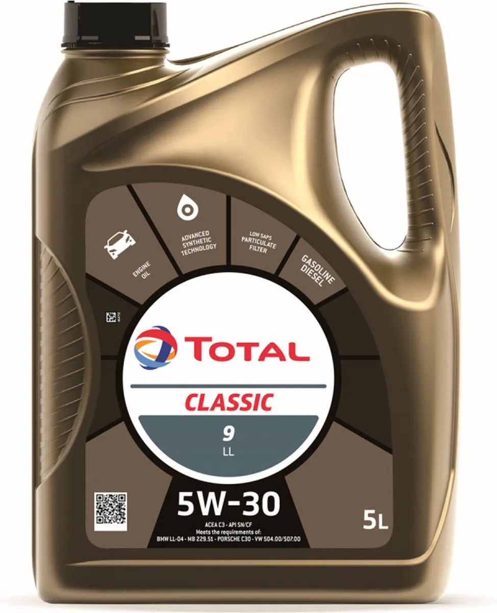 Total Classic 9 5W30 LL C3 Motorolie