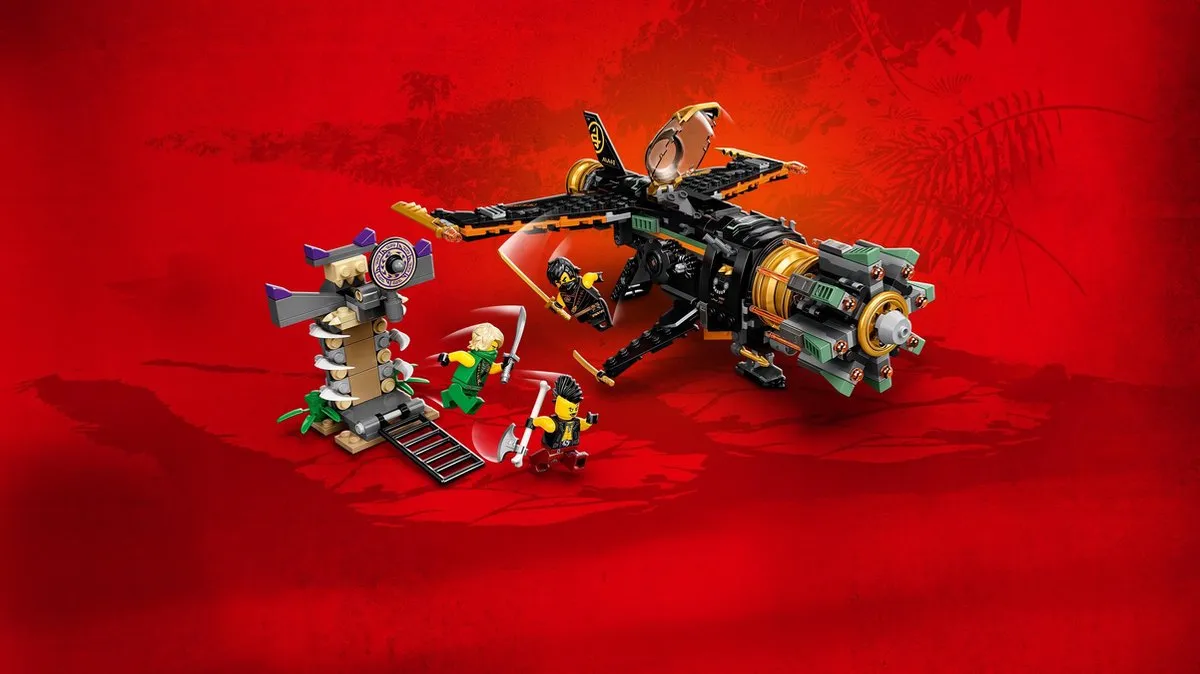 LEGO Ninjago Legacy Rotsblok Blaster 71736 - 449 Stukken - 4 Minifiguren - afbeelding 2 van 6
