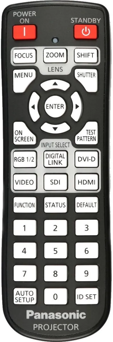 Panasonic N2QAYA000060 Afstandsbediening - PT-RZ670B
