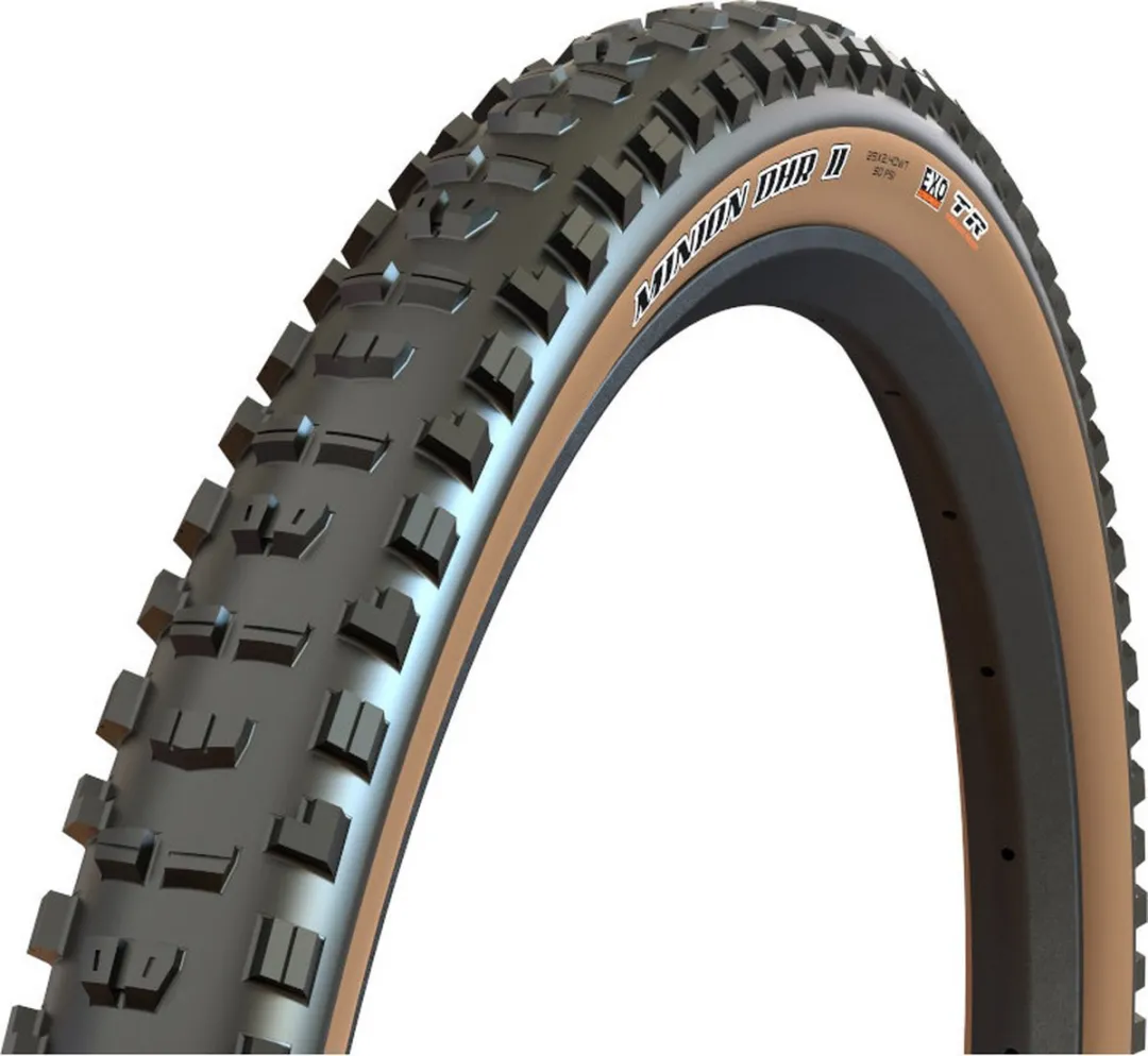Maxxis Minion DHR II 29x2.40 (61-622) Mountainbikeband - Zwart/Bruin - afbeelding 6 van 6