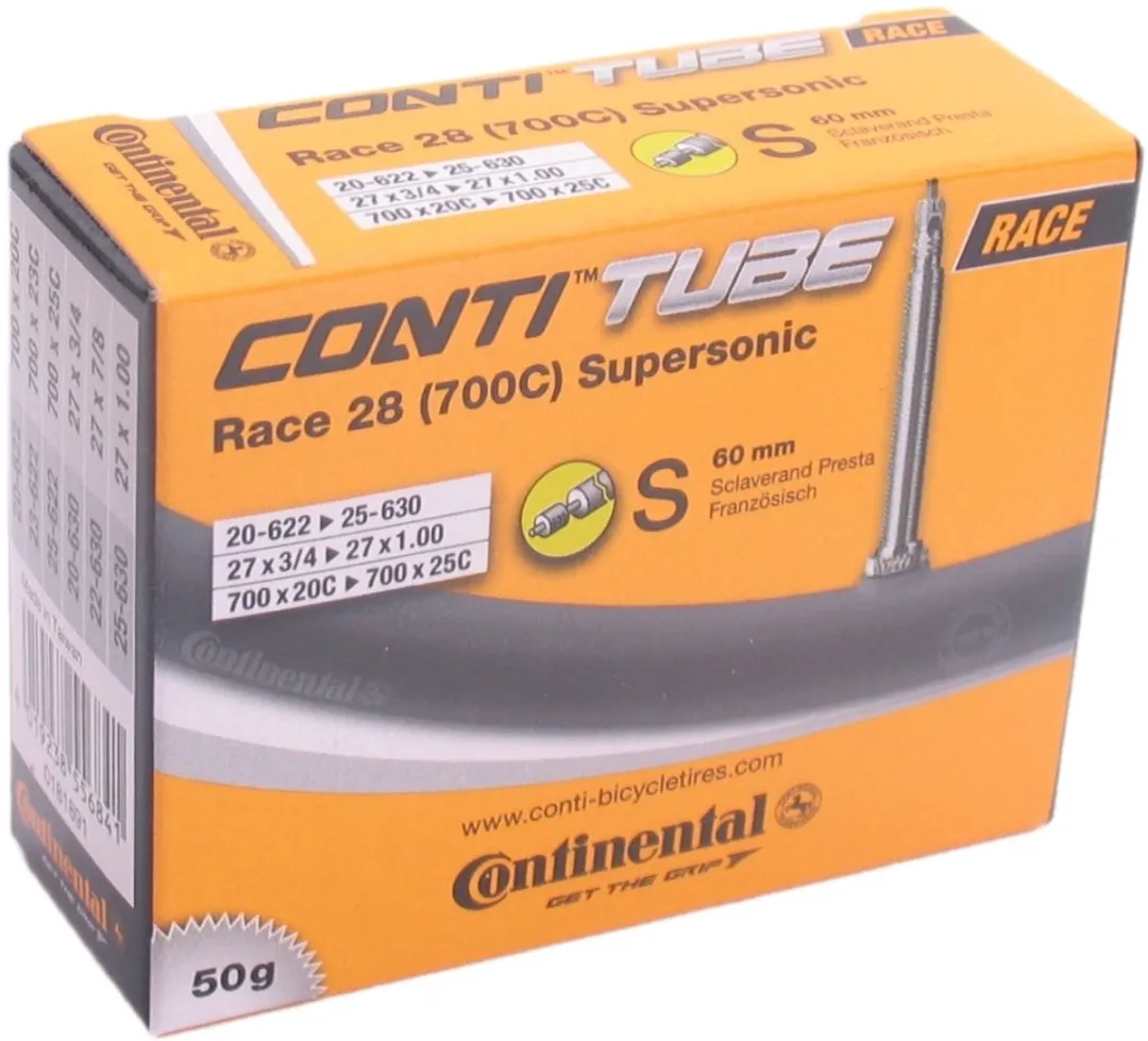 Continental 28 Race Supersonic Binnenband 18-622/25-630 - SV60mm