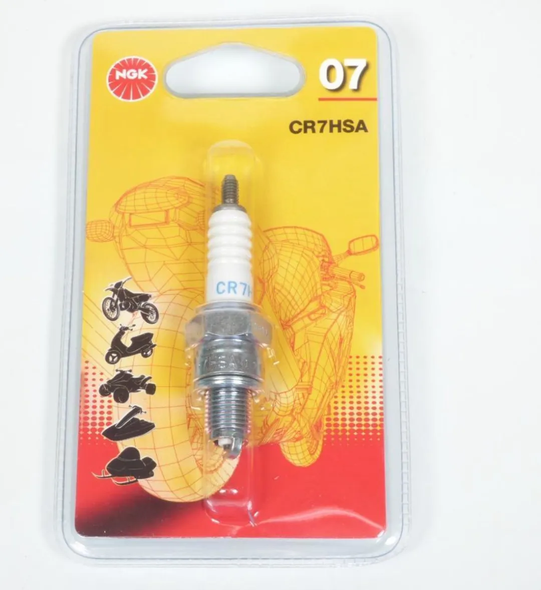 Bougie d'allumage NGK pour Scooter Sym 150 Fiddle Ii 2010 à 2013 Neuf