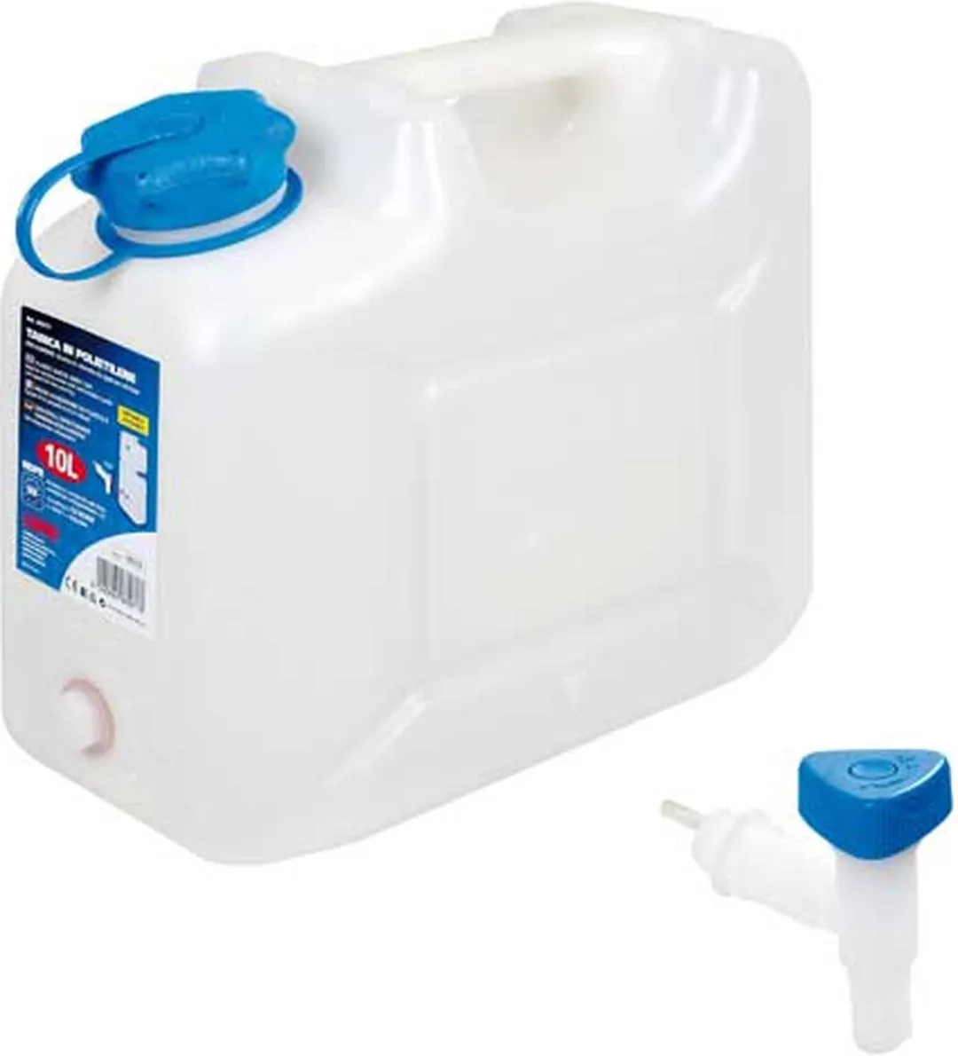 Lampa Jerrycan 12L Voedselveilig - 12 Liter - Wit/Blauw