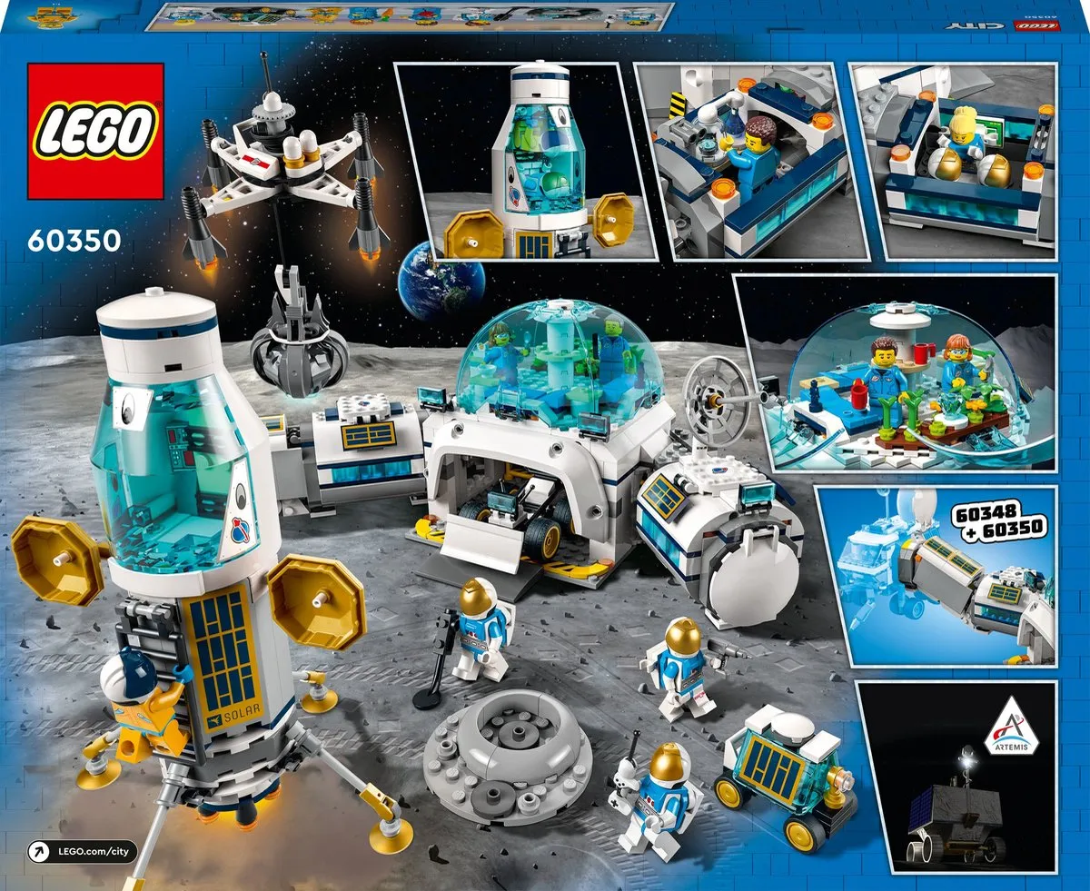 LEGO City Onderzoeksstation op de Maan 60350 - 786 Stukken - afbeelding 2 van 6
