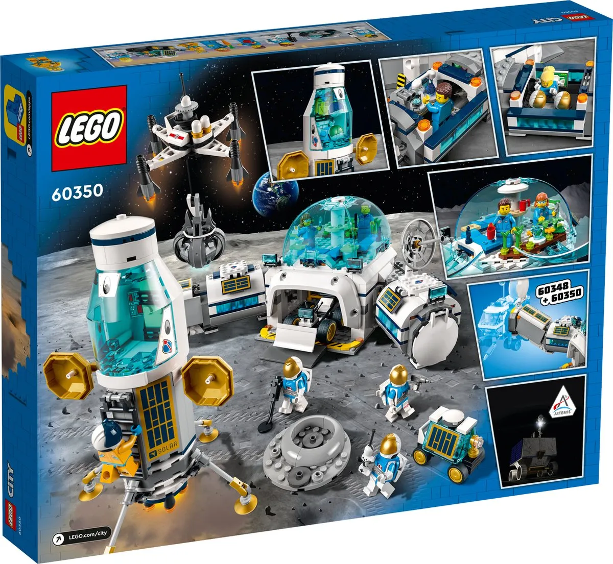 LEGO City Onderzoeksstation op de Maan 60350 - 786 Stukken - afbeelding 5 van 6