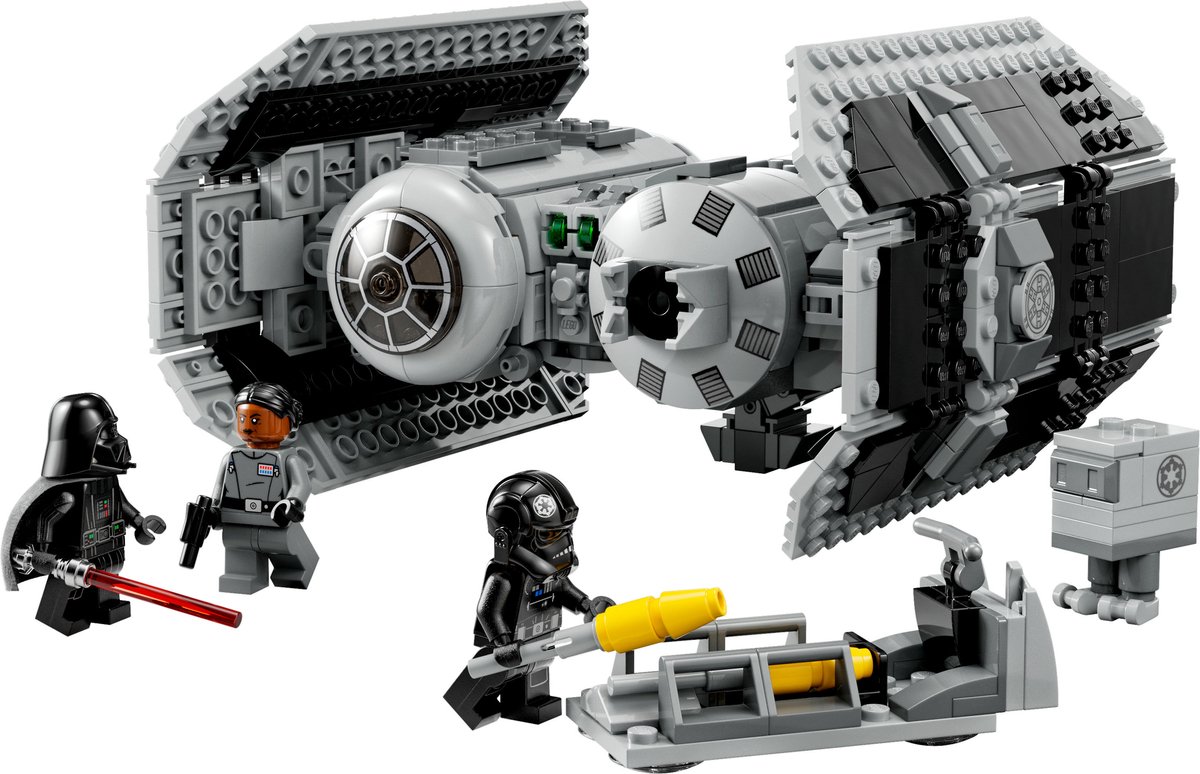 LEGO Star Wars TIE Bomber, Starfighter Modelbouwset met Darth Vader en Gonk Droid - 75347