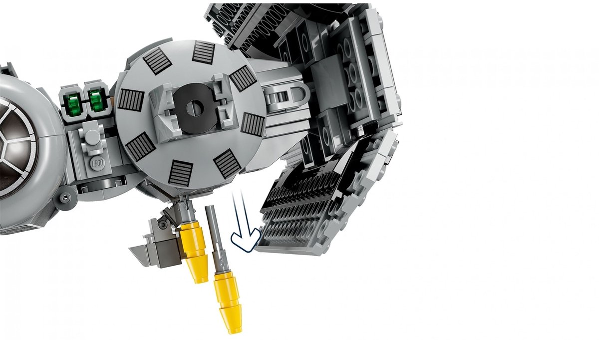 LEGO Star Wars TIE Bomber, Starfighter Modelbouwset met Darth Vader en Gonk Droid - 75347