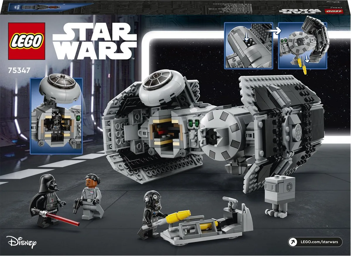 LEGO Star Wars TIE Bomber 75347 Modelbouwset - 3 Minifiguren - afbeelding 6 van 6