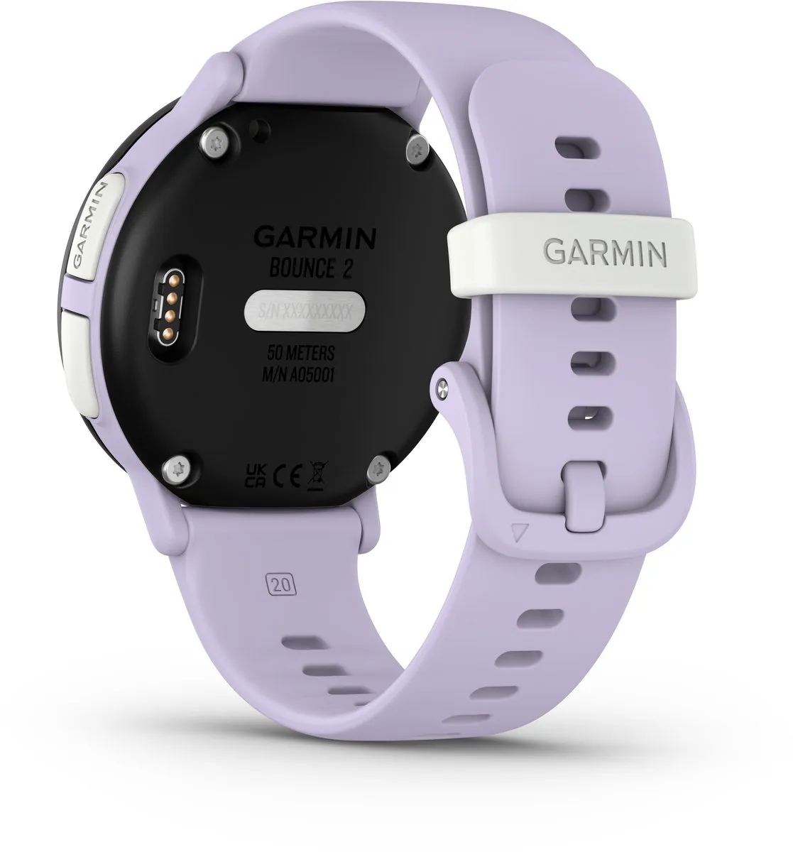 Garmin Bounce 2 Smartwatch - 43mm AMOLED - Paars - afbeelding 6 van 6