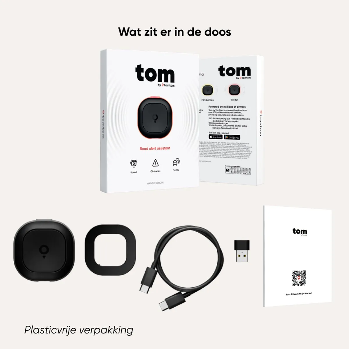 TomTom Tom by TomTom Flitsmelder 1TA0.002.00 - Zwart