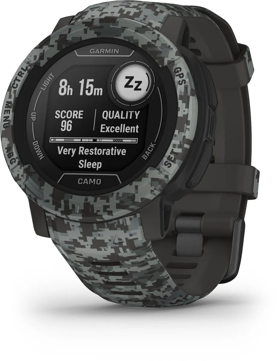Garmin Instinct 2 Camo Edition - 45mm - Donker grijs - afbeelding 2 van 6
