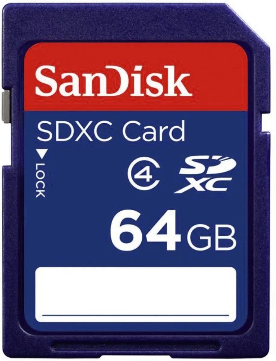 SanDisk SDISK 64GB Geheugenkaart