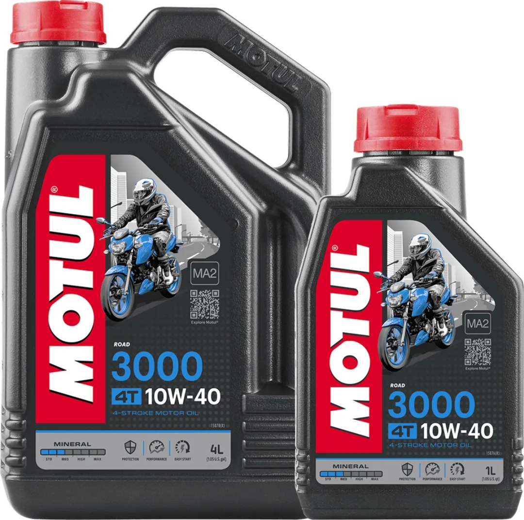 Motul 3000 4T 10W40 Motorolie - 4 Liter