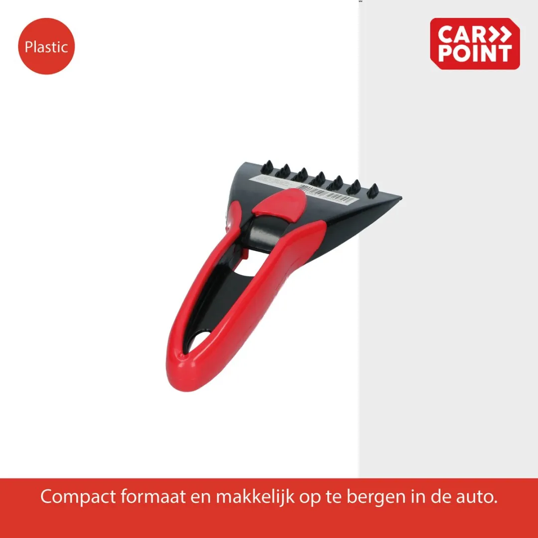 Carpoint IJskrabber Grip Ruitenkrabber - Zwart
